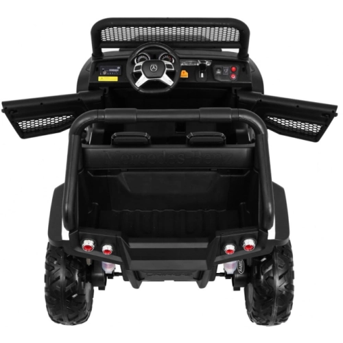 uto na akumulator Mercedes Unimog 4x4 dwuosobowy Biały